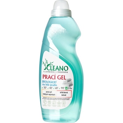 Cleano ekologický prací gel pro zářivě bílé prádlo 1,5 l