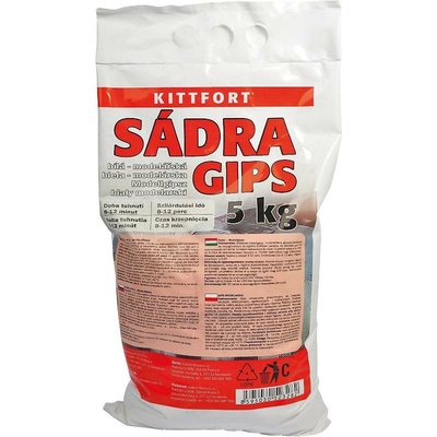 KITTFORT Sádra modelářská bílá 5 kg
