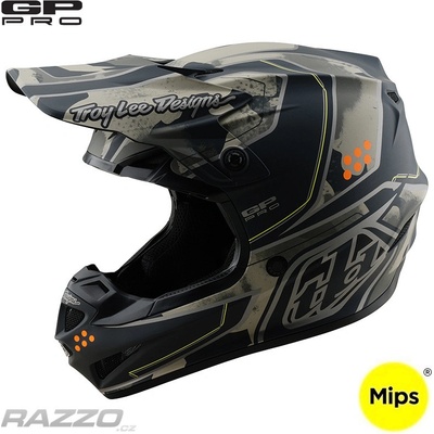 TroyLeeDesigns GP Pro MIPS Trooper Black Caper 2025