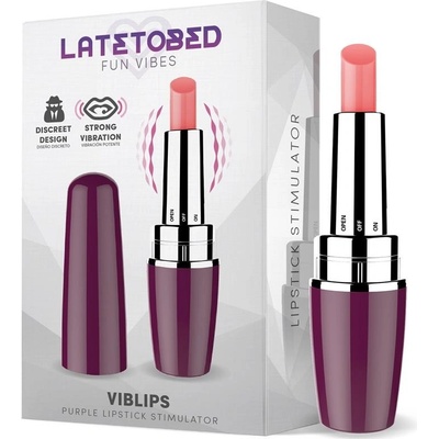 LateToBed Viblips Lipstick Stimulator Purple