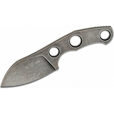 GIANT MOUSE GMF1, 4mm N690 Stonewashed / Leather Sheath GM-GMF1