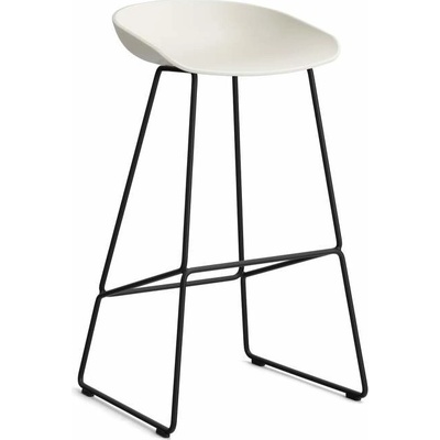 Hay AAS 38 High black powder coated steel / melange cream
