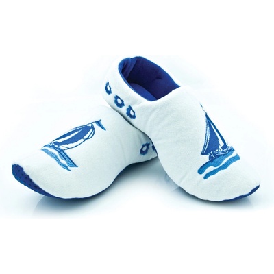 Bílé papuče do domácnosti lehké a pohodlné CHODÍTKA