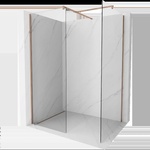 Mexen Kioto душ стена Walk-in 90 x 70 cm, прозрачна, розово злато - 800-090-202-60-00-070 (800-090-202-60-00-070)