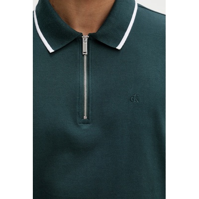 Calvin Klein тениска с яка мъжка от памук (LV04LF214G)