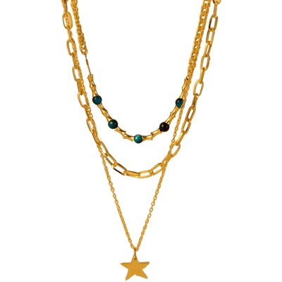 HARAHU Колие ri-29408 - Златен kp29408 (ri-29408)