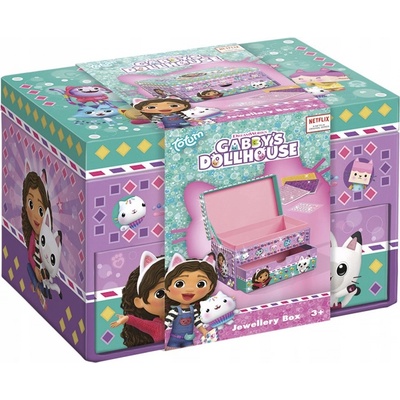 Totum Творчески комплект Totum - Gabby′s Dollhouse, Декорирай сам, Кутия за бижута (T420328)