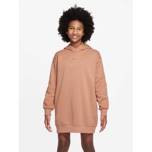 NIKE Рокля g nsw club flc hdy drss shne (fj6165-225)