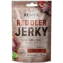 Renjer Sušené jelení maso Modern Nordic Red Deer Jerky Chili & Lime 25 g