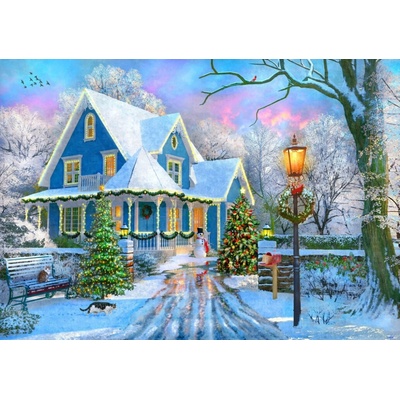 Bluebird Davison Christmas at Home 1000 dielov