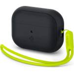 SPIGEN Silicone Fit каишка Apple AirPods Pro 1 / 2 черно/phantom зелено (ACS05810)
