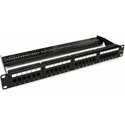 COMMSCOPE Пач панел категория 6, 24 порта, неекраниран, черен, commscope (2153437-8)
