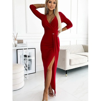 Numoco dámské šaty 404-7 červená