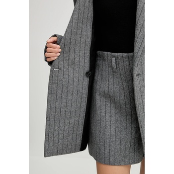 IRO Палто с вълна iro wm07nimi в сиво nimi (wm07nimi)