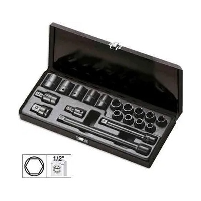 JGM Комплект ударни вложки 1/2, 19бр. ; jbm 52345