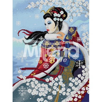 Milena Style Японска пролет - гоблен със схема конци dmc 1: 1
