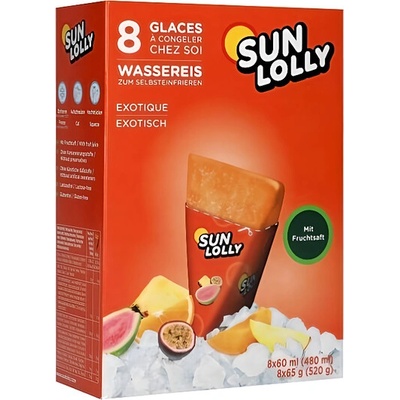 Sun Lolly Exotic ovocný nanuk 8×60 ml