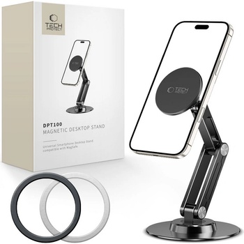 Tech-Protect Магнитна стойка за бюро с MagSafe от Tech-Protect DPT100 - Черна (5906302360512)