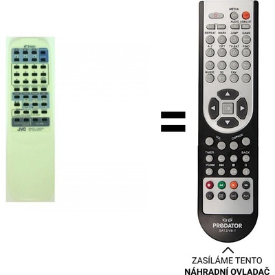 Dálkový ovladač Predátor JVC UX-C40RWT – Hledejceny.cz