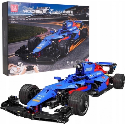 Mould King RC Formula Bolid F1 Dual Mode Control, modrá 1065ks