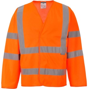 Portwest hi-vis c473 / Светлоотразителна блуза, жилетка с дълъг ръкав - hv оранжево xxl/xxxl (c473orrxx/3x)