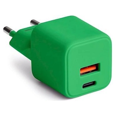 Colorum Зарядно USB-A + USB-C PD 30W COLORUM зелен цвят 14992