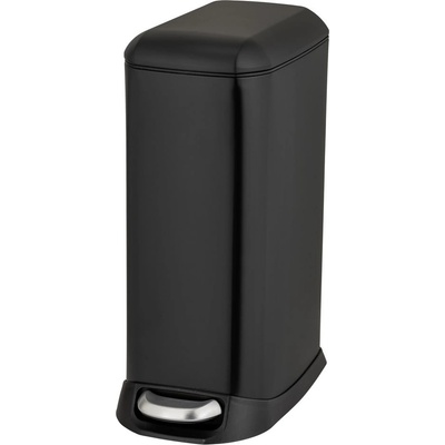 WENKO Матово черно стоманено кошче за боклук с педал 20 l Design - Wenko (54929100)