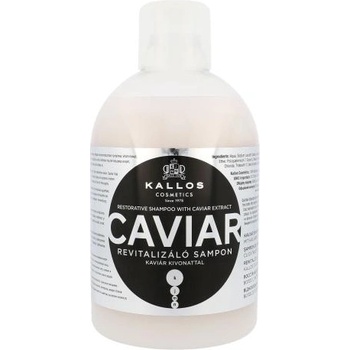 Kallos Caviar Restorative Shampoo 1000 ml шампоан за блясък и мекота на косата за жени