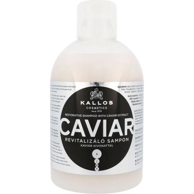 Kallos Caviar Restorative Shampoo 1000 ml шампоан за блясък и мекота на косата за жени