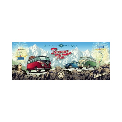 Ravensburger Mit dem Bulli über den Brenner VW 1000 dielov