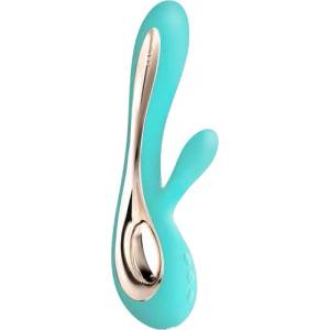 LELO Луксозен МФ Вибратор "lelo soraya aqua blue" 22 см