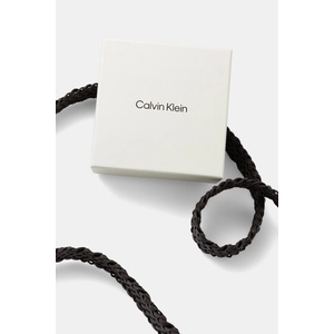 Calvin Klein плетен колан мъжки от кожа (LV04D7061G)