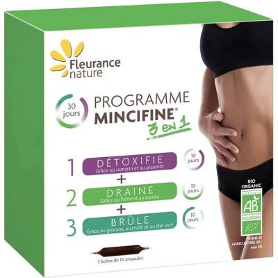 Fleurance Nature Mincifine Отслабваща програма 3 в 1, 30 ампули, Fleurance Nature (133241 (11535) FN)