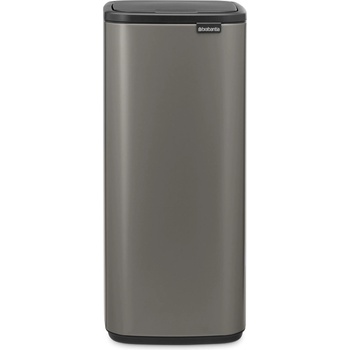 Brabantia Кош за отпадъци с докосване BO 30 л, платина, стомана, Brabantia (BRAB238260)
