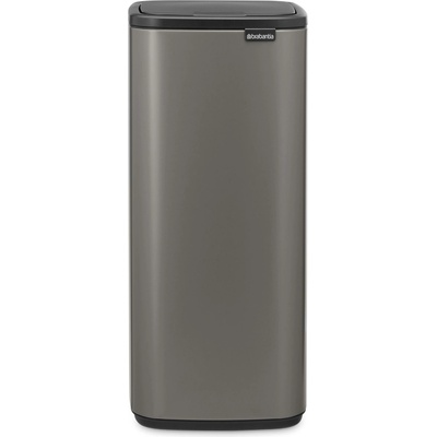 Brabantia Кош за отпадъци с докосване BO 30 л, платина, стомана, Brabantia (BRAB238260)