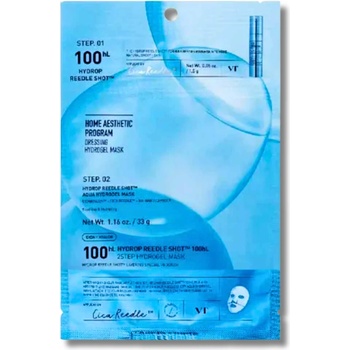 VT Cosmetics - Hydrop Reedle Shot 100hL 2 Step Hydrogel Mask 1.5g+33g