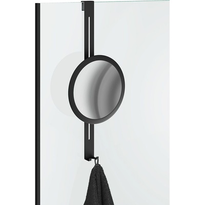 Decor Walther Увеличително козметично огледалце x5 Contract душ черен мат (0123360)