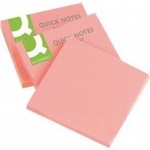 Q-CONNECT NOTES Q-CONNECT 76*76mm ROSE (75)