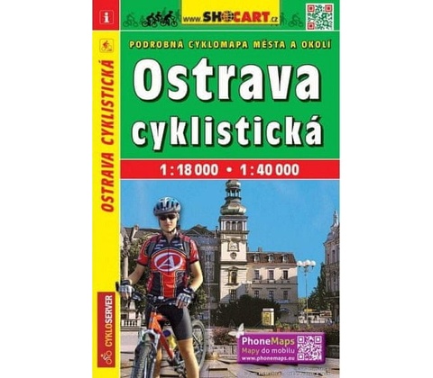 Ostrava cyklistická mapa