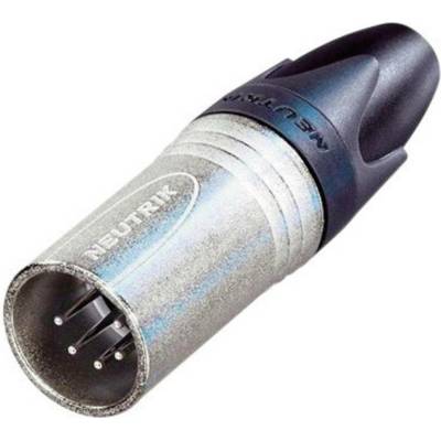 Neutrik NC5MXX XLR konektor zástrčka, rovná Pólov: 5 strieborná 1 ks