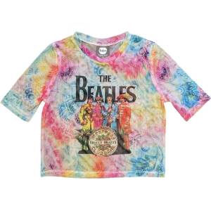 The Beatles Sgt Pepper White M Дамски Риза (BEATMCT556LW02)