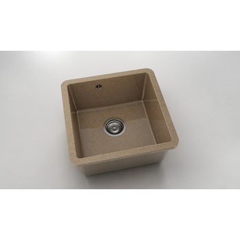 Image 1 of FAT Мивка за долно вграждане Vanguard 222, Granicite, 810 Cinnamon, с включен сифон