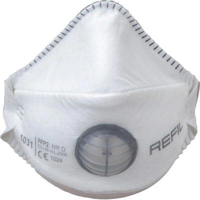 REFIL respirátor 1031 FFP2, tvarovaný, s ventilkem, 10 ks