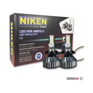 NIKEN Диодни крушки Niken H7 ПРО 2бр/к-т