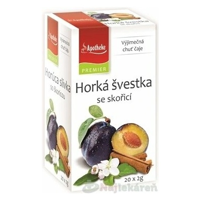 Apotheke Premier Selection čaj horká švestka 20 x 2 g