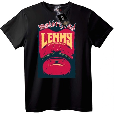 NOONEBRAND Тениска Motörhead автобиография на Леми - 3XL, Black