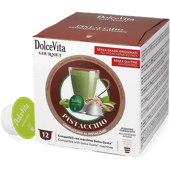 Dolce Vita | Капучино с фисташки - 12 капсули за Dolce Gusto