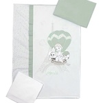 Bambino Casa Спален комплект Bambino Casa - Paris, Mint, 4 части (3296)
