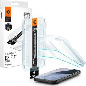 Spigen Стъклен Протектор за Google Pixel 11 и 11 Pro, Spigen EZ Fit Pro Glas. tR 2бр. , Прозрачен (AGL11480)