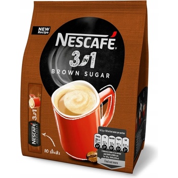 Nescafé 3v1 s trstinovým cukrom 10 x 16,5 g